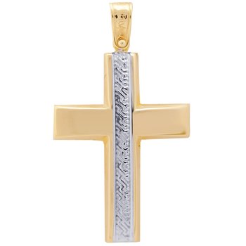 Cross 14ct gold and white
