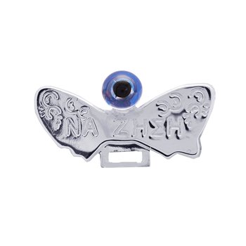 Pin with evil eye 14ct gold