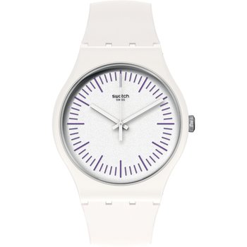 SWATCH Gents WhiteNpurple