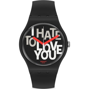 SWATCH Hate 2 Love Black