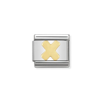 Σύνδεσμος (Link) NOMINATION - Γράμμα X σε χρυσό 18Κ
