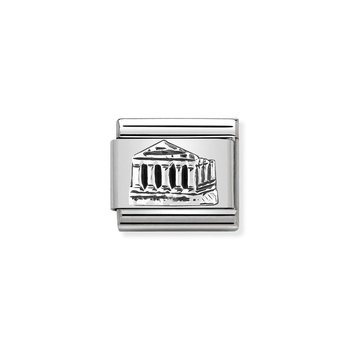 NOMINATION Link - MONUMENTS RELIEF steel and silver 925 Parthenon