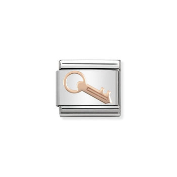 NOMINATION Link - SYMBOLS stainless steel and gold 9k Key