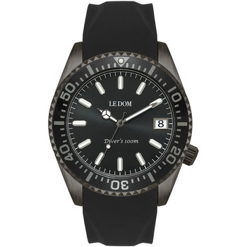 LEDOM Divers Black Silicone