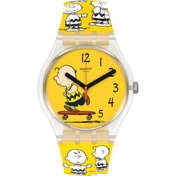 SWATCH Peanuts Pow Wow Yellow