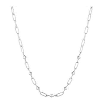 ANIA HAIE Heavy Spike Starling Silver Rhodium Plated Necklace