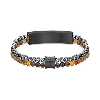 CERRUTI Tier 2 Stainless Steel Bracelet with Beads