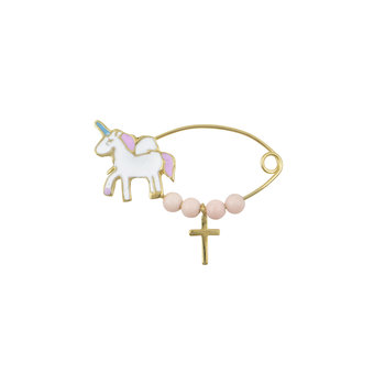 Pin 9ct gold with Cross and