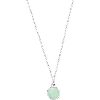 GO Sterling Silver Necklace with Zircon