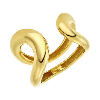 VOGUE Starling Silver 925 Ring Gold Plated 18K