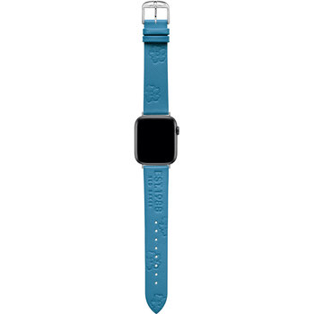 TED Magnolia Light Blue Saffiano Leather Strap for APPLE Watches 38-40 mm