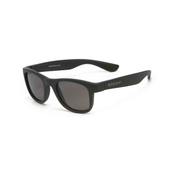 KOOLSUN Kids Sunglasses WAVE MATTE BLACK 3-10 Years Old