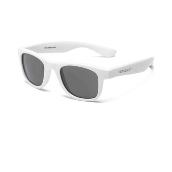 KOOLSUN Kids Sunglasses WAVE Marshmallow White 3-10 Years Old