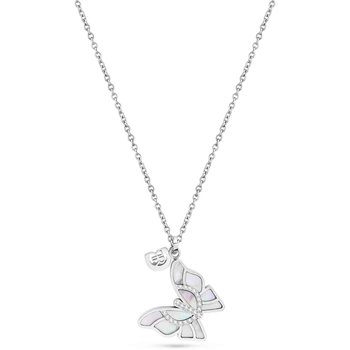 CERRUTI Butterfly 3.0 Stainless Steel Necklace