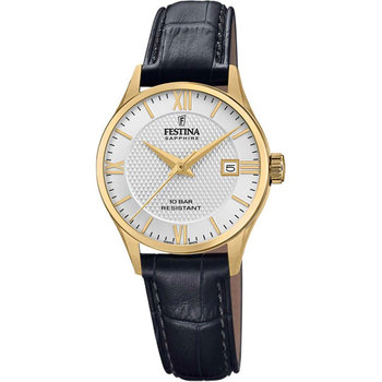 FESTINA Ladies Black Leather