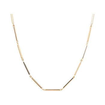 PDPAOLA Carry-Overs Bar Chain Gold Necklace made of 18ct-Gold-Plated Sterling Silver