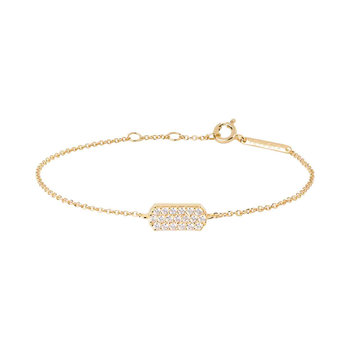 Βραχιόλι PDPAOLA Carry-Overs Icy Gold Bracelet από επιχρυσωμένο (18Κ) Ασήμι 925