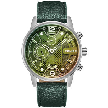 POLICE Lanshu Green Leather