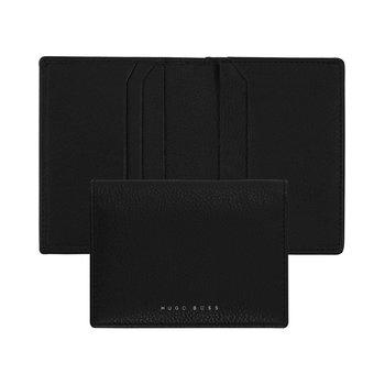 HUGO BOSS Black Leather Card Holder