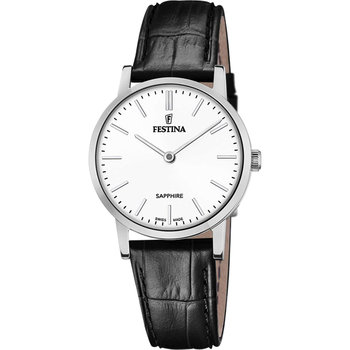 FESTINA Ladies Black Leather