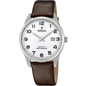 FESTINA Brown Leather Strap