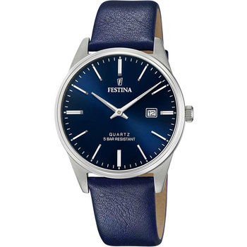 FESTINA Blue Leather Strap