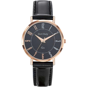 GO Ladies Black Leather Strap