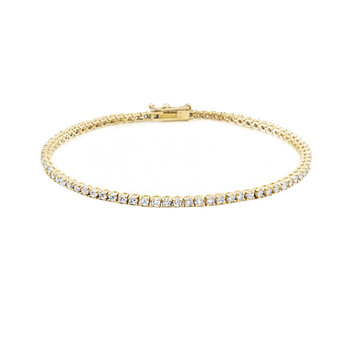 18ct Gold Bracelet with Diamonds by SAVVIDIS