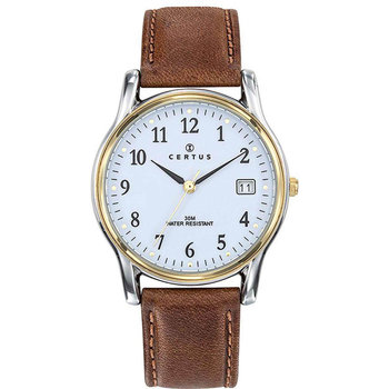 CERTUS Brown Leather Strap