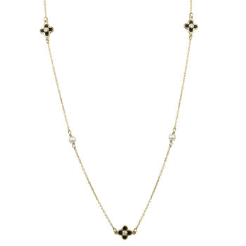 9ct Gold Necklace with Pearl