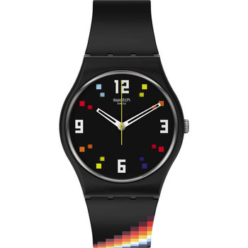 SWATCH Black Carousel Squares