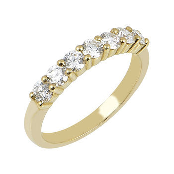 18ct Gold Eternity Ring with Diamonds by Savvidis (No 52)