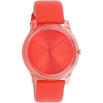 OOZOO Timepieces Red Leather