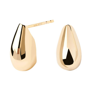PDPAOLA Essentials 18ct-Gold-Plated Sterling Silver Earrings