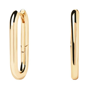 PDPAOLA Essentials 18ct-Gold-Plated Brass Earrings