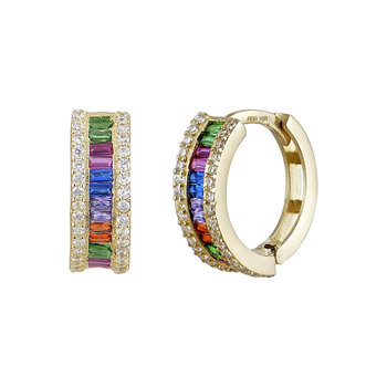 14ct Gold Hoops Earrings with