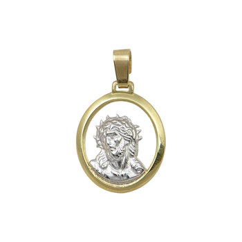 14ct Gold and White Gold Lucky Pendant by Ino&Ibo