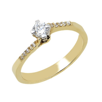 14ct Gold Solitaire