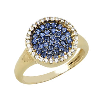 14ct Gold Ring with Zircon by SAVVIDIS (No 50)
