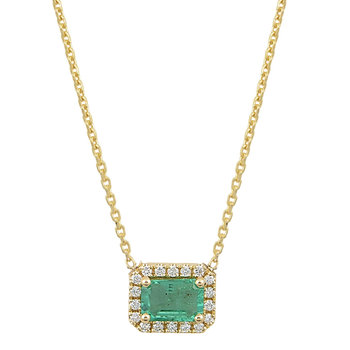 18ct Gold Necklace with Diamonds by SAVVIDIS