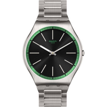 SWATCH Green Graphite Silver