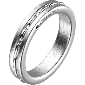 BIKKEMBERGS Input Stainless Steel Ring with Diamonds (No 23)