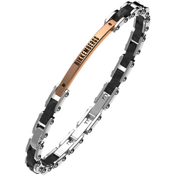 BIKKEMBERGS Wild Stainless Steel Bracelet with Diamonds