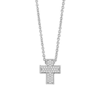 Κολιέ CHIARA FERRAGNI Croci από επιροδιωμένο κράμα μετάλλων με σταυρό