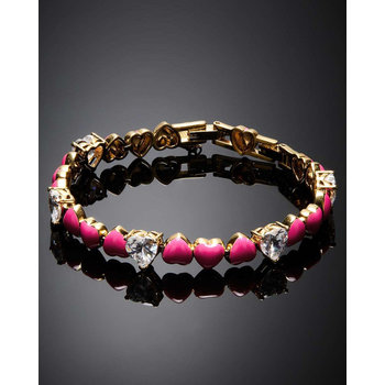 CHIARA FERRAGNI Cuoricino Neon 18ct Gold Plated Bracelet with Heart