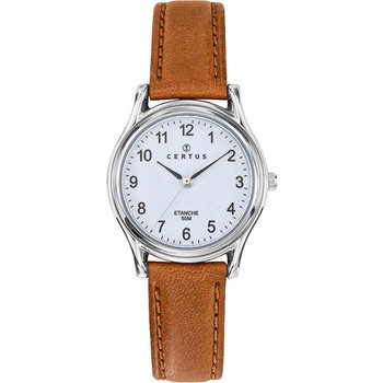 CERTUS Brown Leather Strap