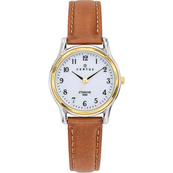 CERTUS Brown Leather Strap