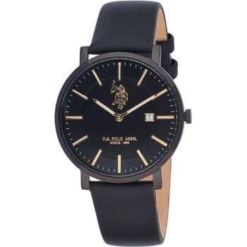 U.S.POLO Carter Black Leather