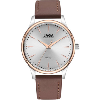 JAGA Brown Leather Strap