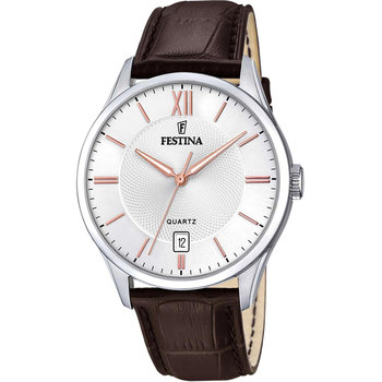 FESTINA Brown Leather Strap